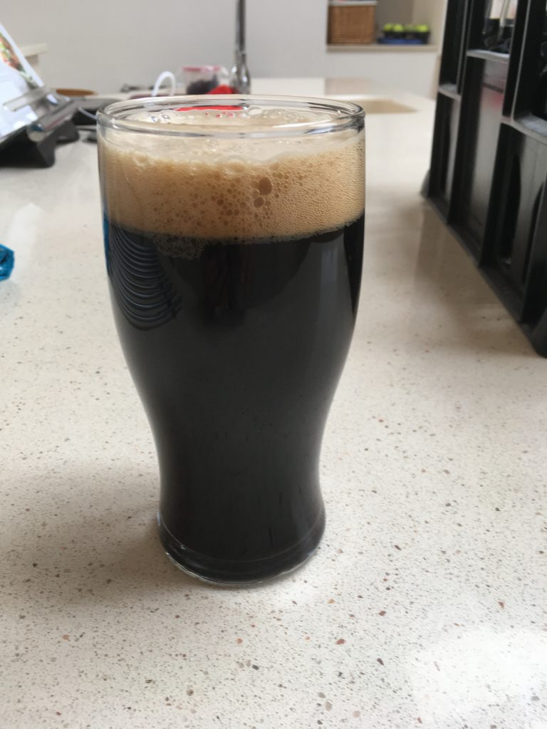 Dark Rock Brewing Guinness Tribute (brew 80)